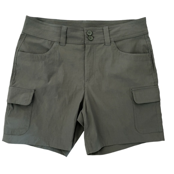Eddie Bauer Ladies' Summer Trail Short Olive Green 6 - Picture 2 of 12
